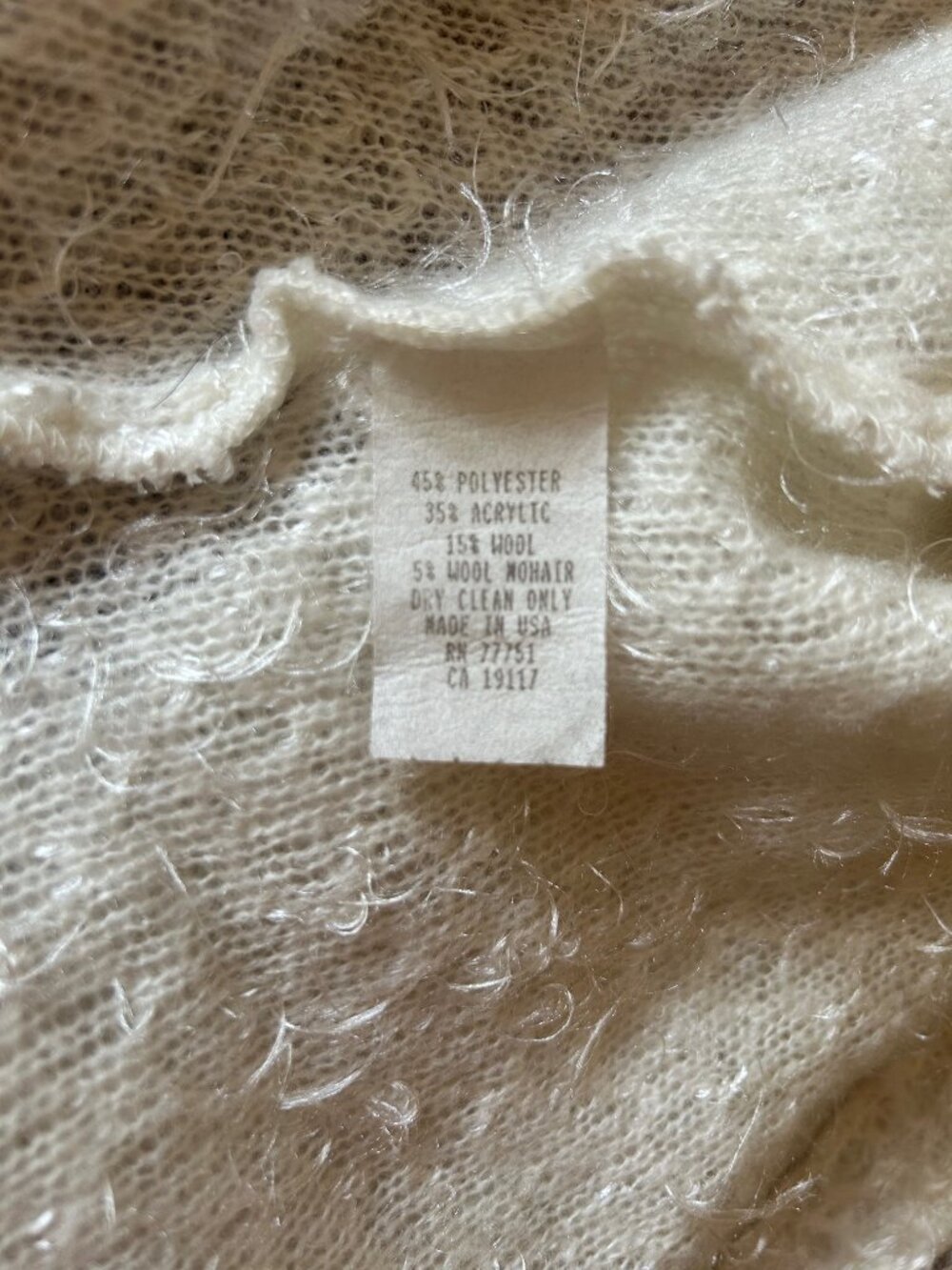 Vintage Betsey Johnson Cropped Cardigan Sweater - Picture 6 of 7